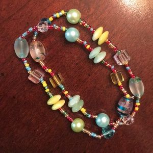 Two Spring Beaded Bracelets